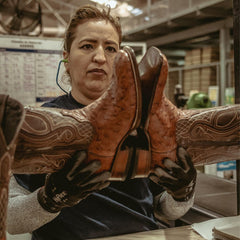 Men Western | Stetson Ozzy Ostrich Boot Brown