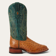 Men Western | Stetson Ozzy Ostrich Boot Tan