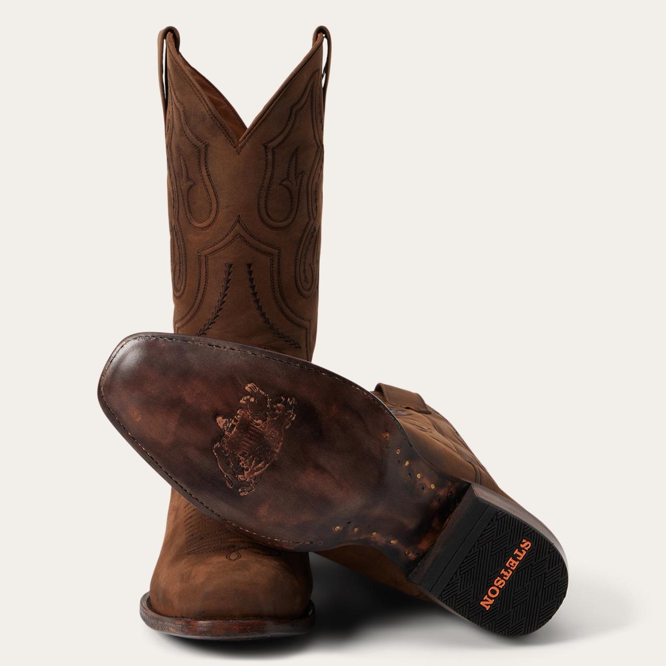 Men Western | Stetson Paxton Boots Brown