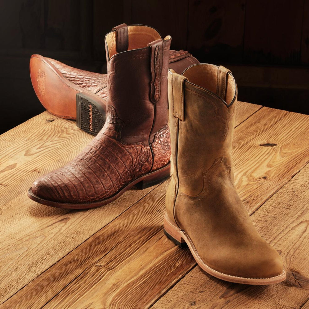 Men Western | Stetson Puncher Boots Oily Brown