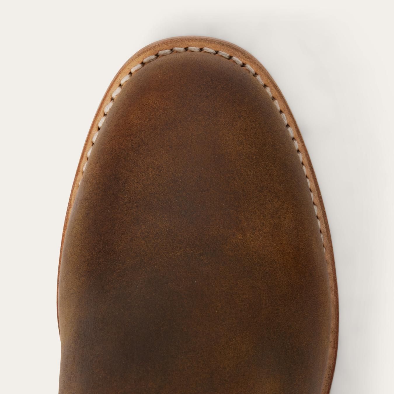 Men Western | Stetson Puncher Boots Oily Brown