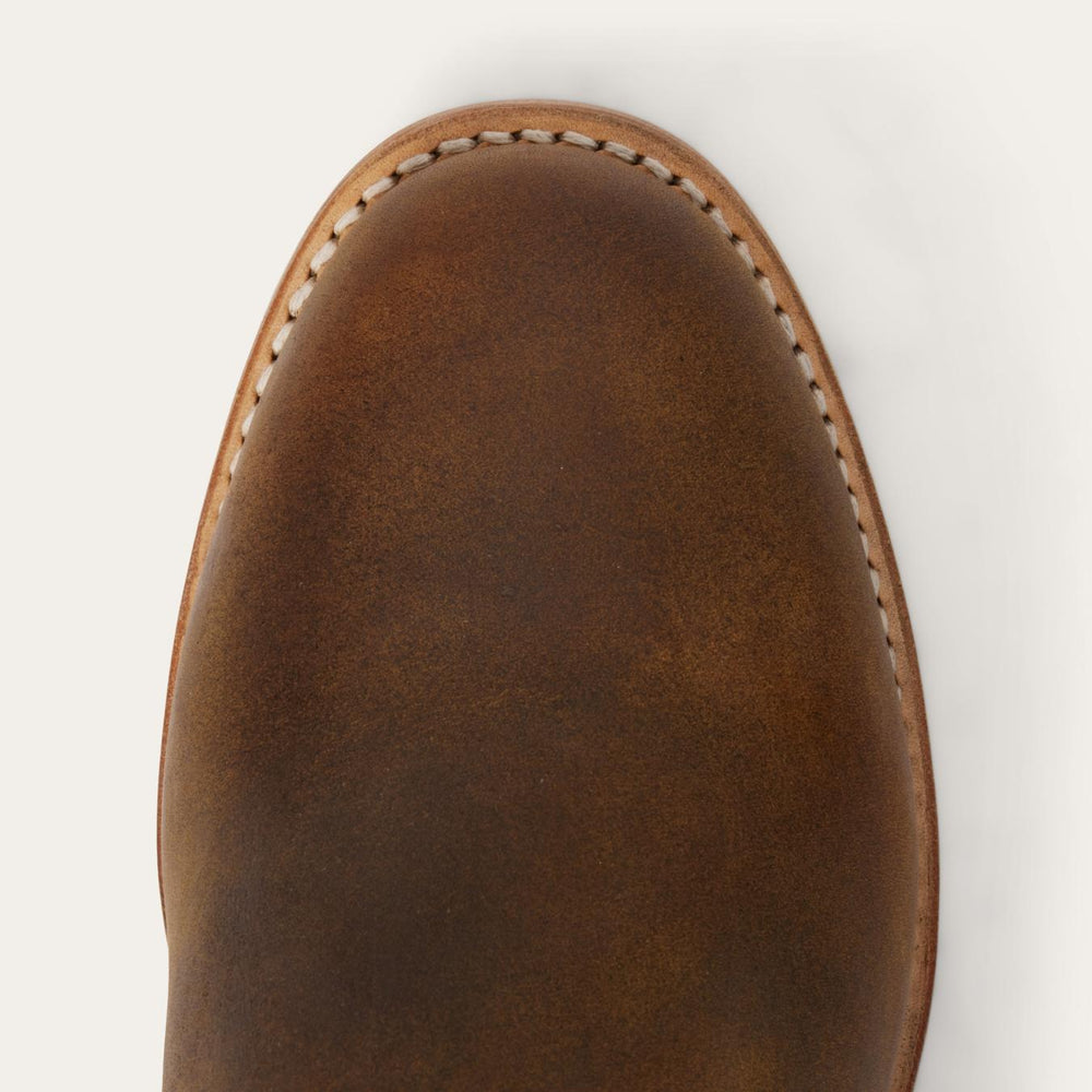 Men Western | Stetson Puncher Boots Oily Brown