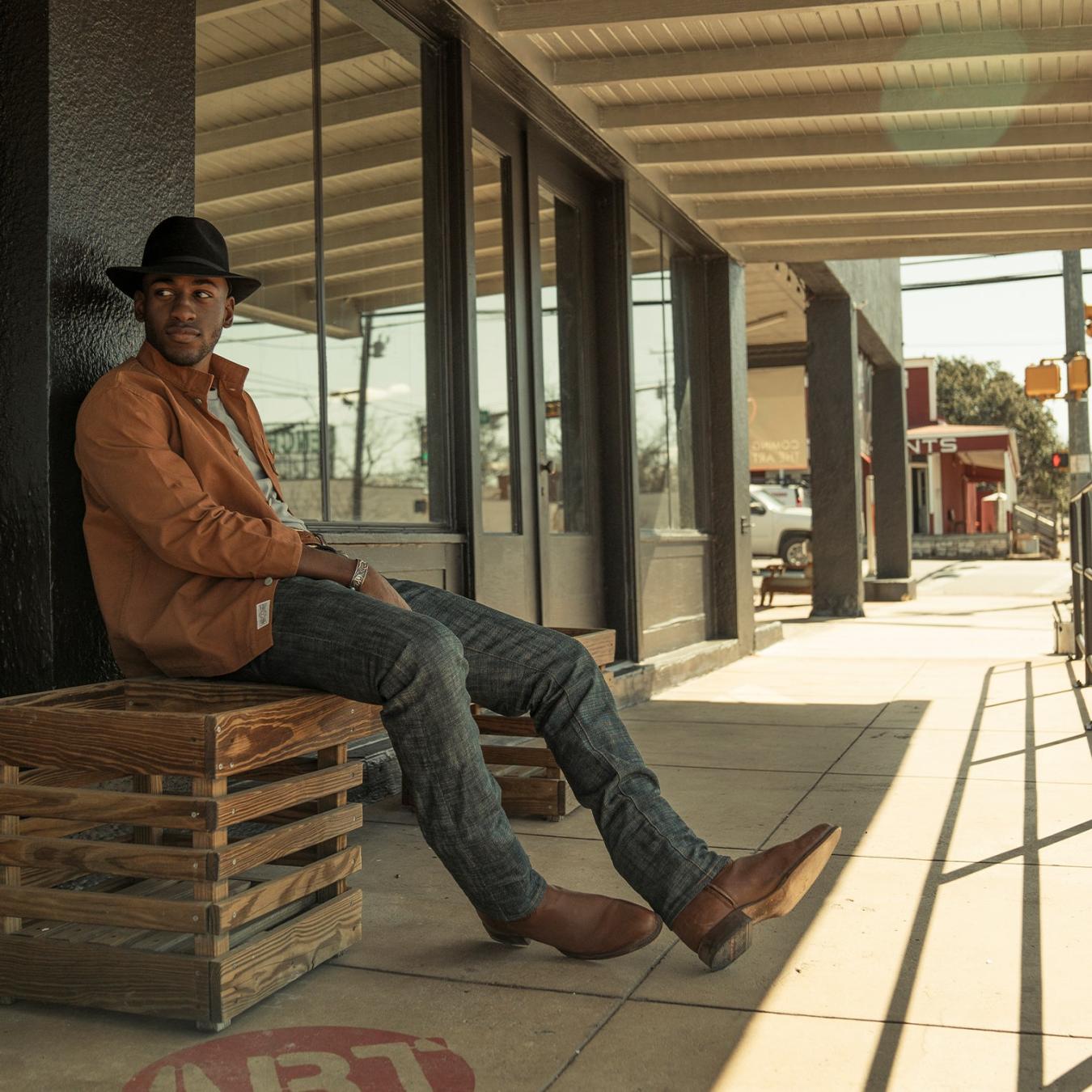 Men Western | Stetson Rancher Zip Roper Burnished Cognac