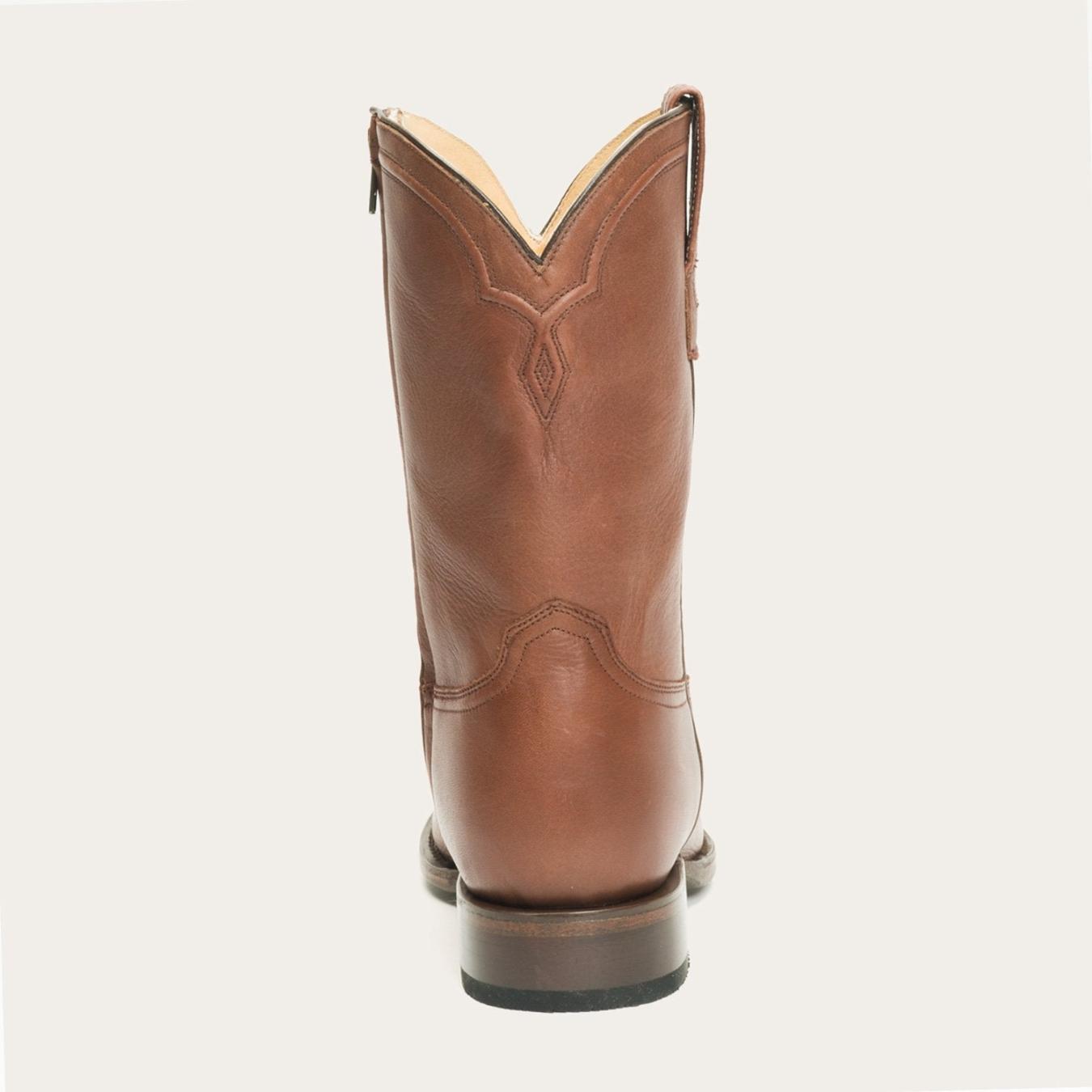 Men Western | Stetson Rancher Zip Roper Burnished Cognac