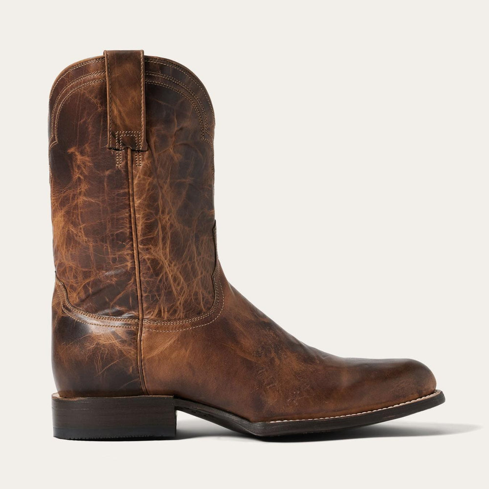 Men Western | Stetson Rancher Zip Roper Oiled Cognac
