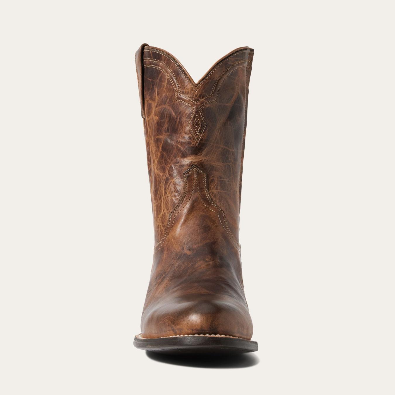 Men Western | Stetson Rancher Zip Roper Oiled Cognac