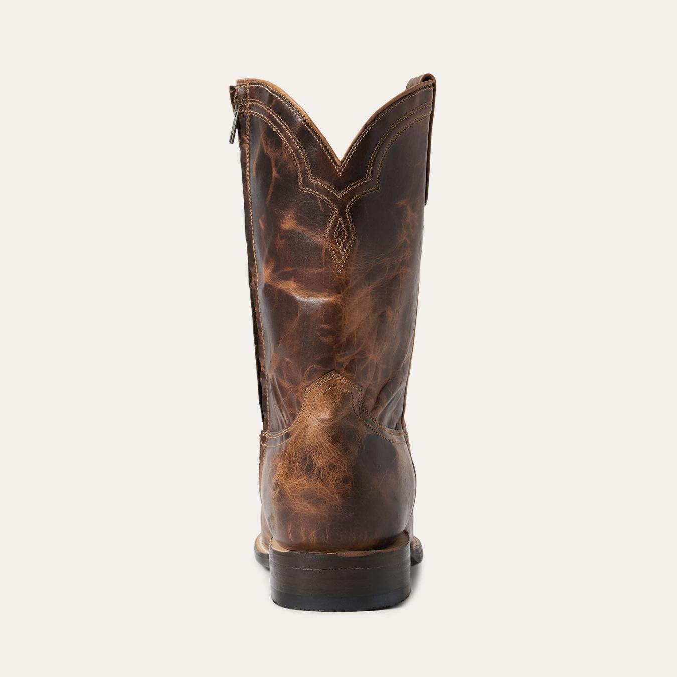Men Western | Stetson Rancher Zip Roper Oiled Cognac