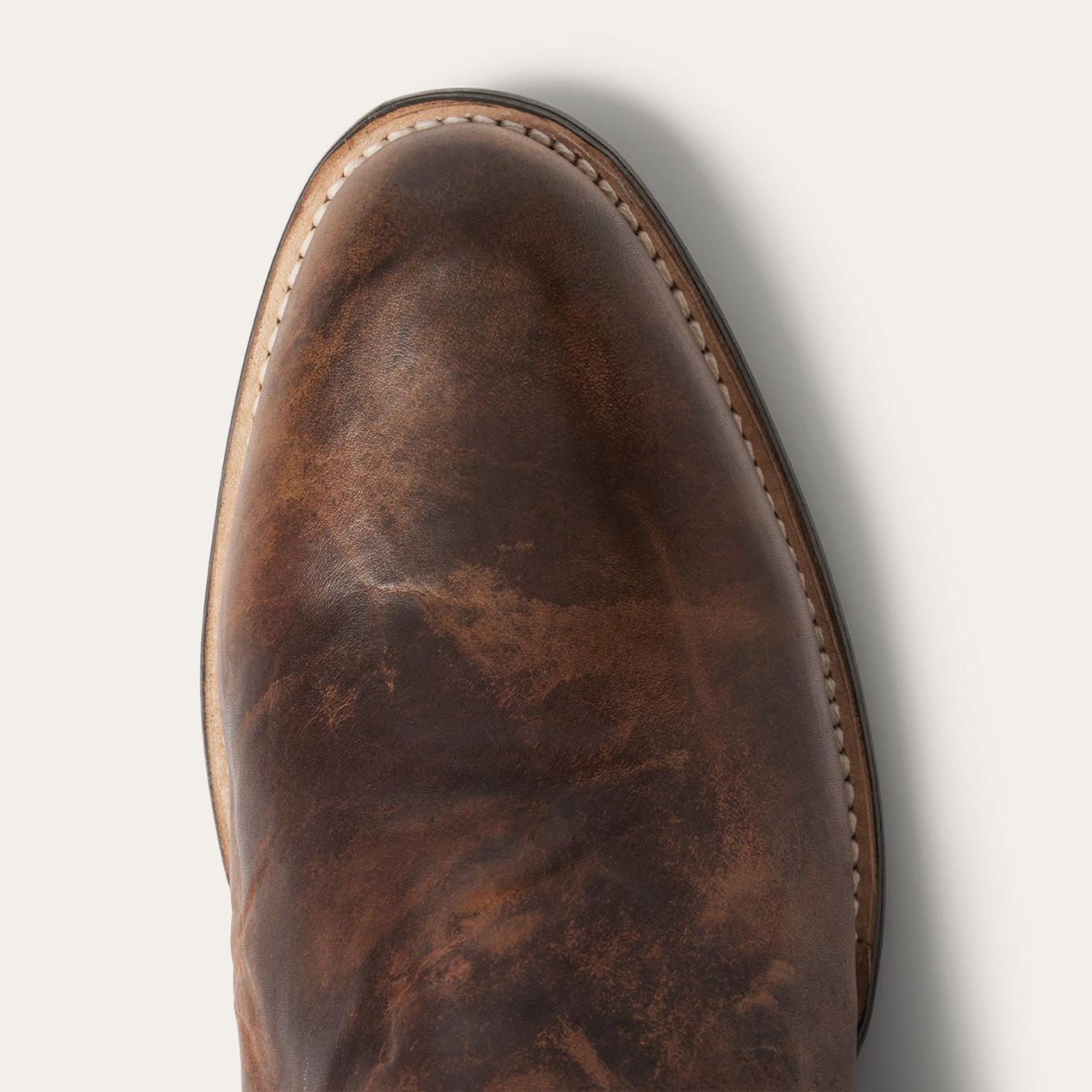 Men Western | Stetson Rancher Zip Roper Oiled Cognac
