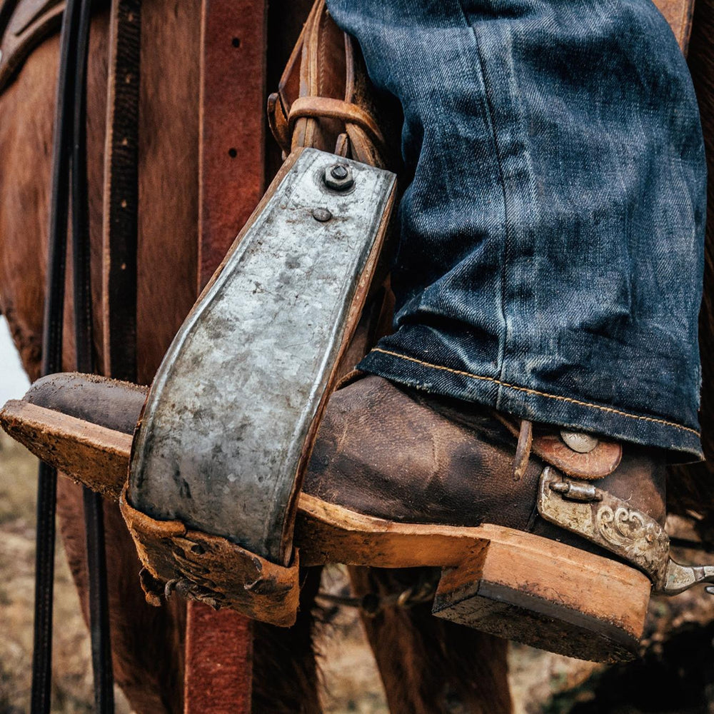 Men Western | Stetson Rancher Zip Roper Oiled Walnut