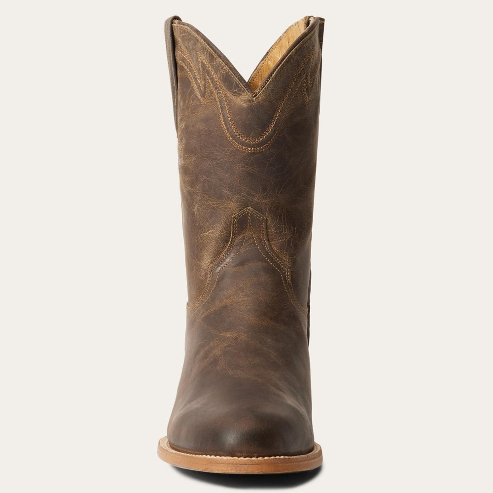 Men Western | Stetson Rancher Zip Roper Oiled Walnut
