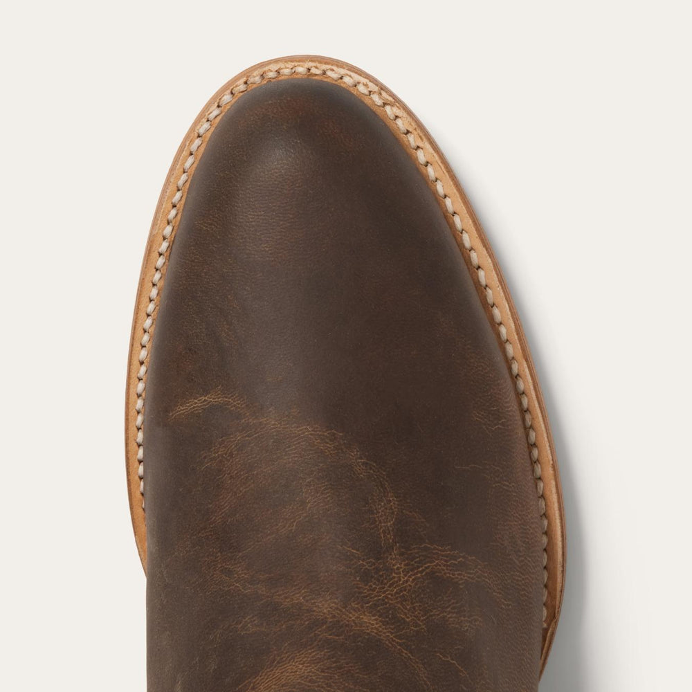 Men Western | Stetson Rancher Zip Roper Oiled Walnut