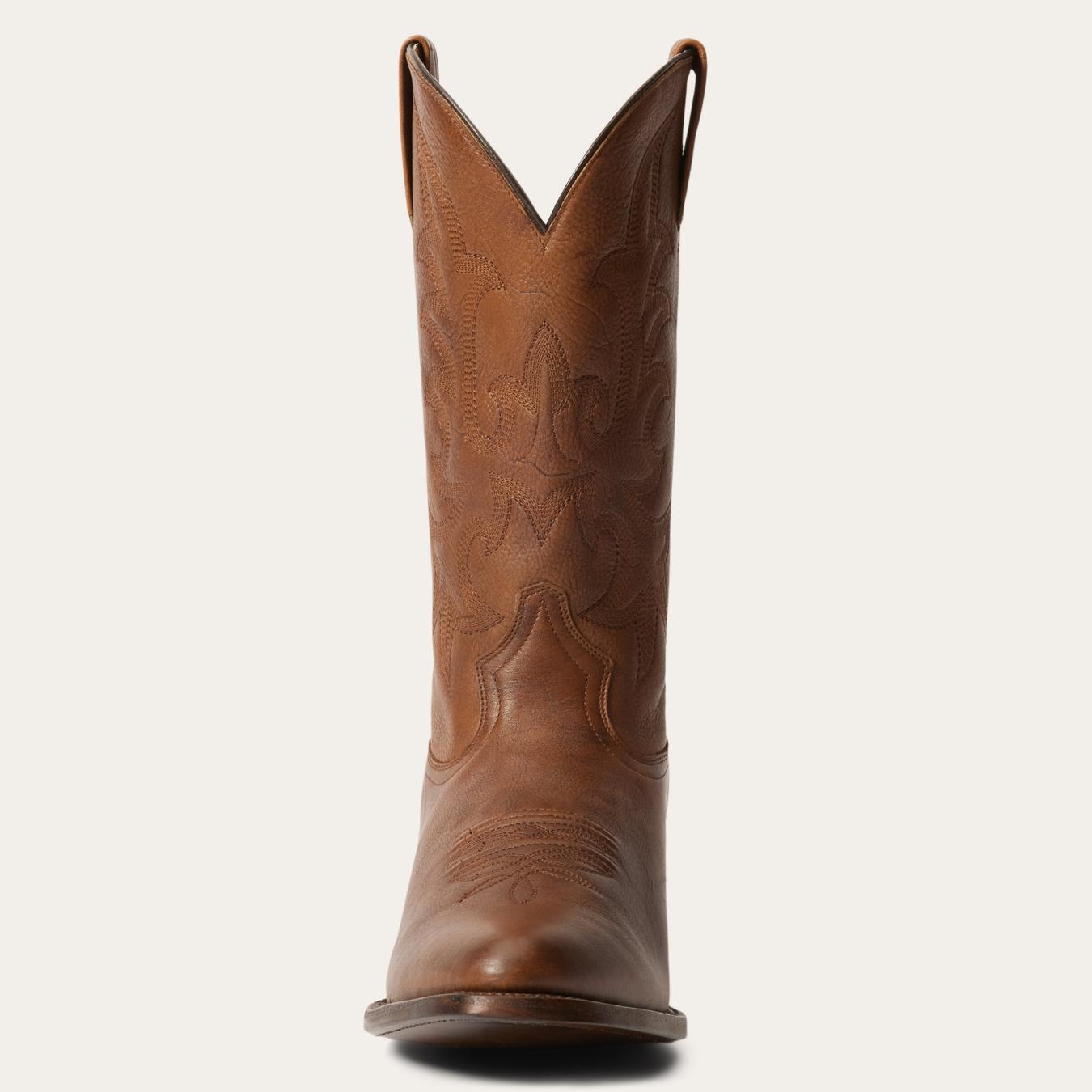 Men Western | Stetson Sharp Boots Brown