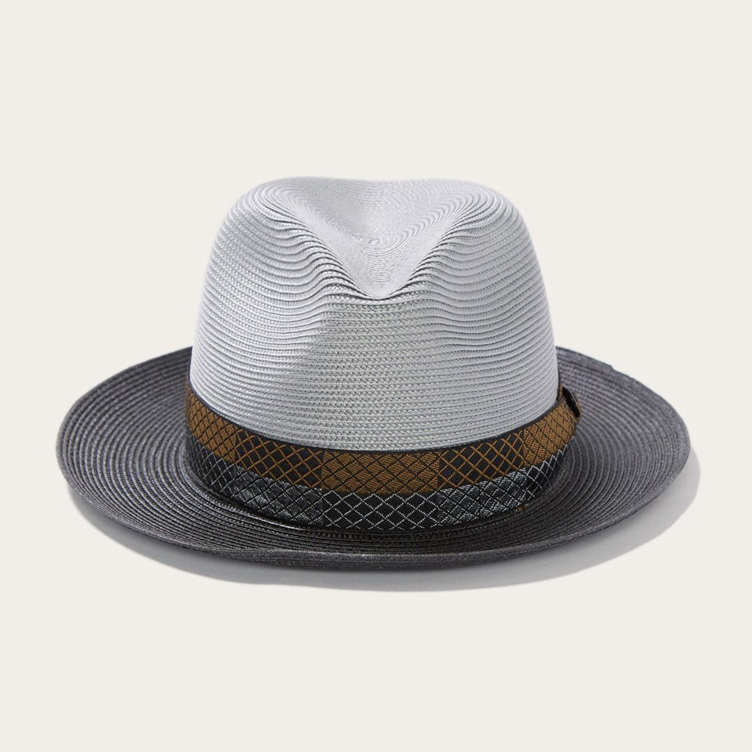 Men/Women Fedora | Stetson Andover Milan Fedora Grey Black
