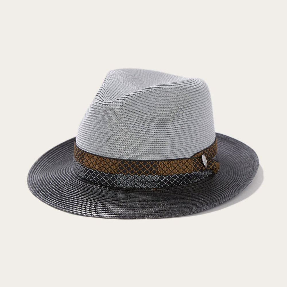 Men/Women Fedora | Stetson Andover Milan Fedora Grey Black