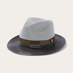 Men/Women Fedora | Stetson Andover Milan Fedora Grey Black