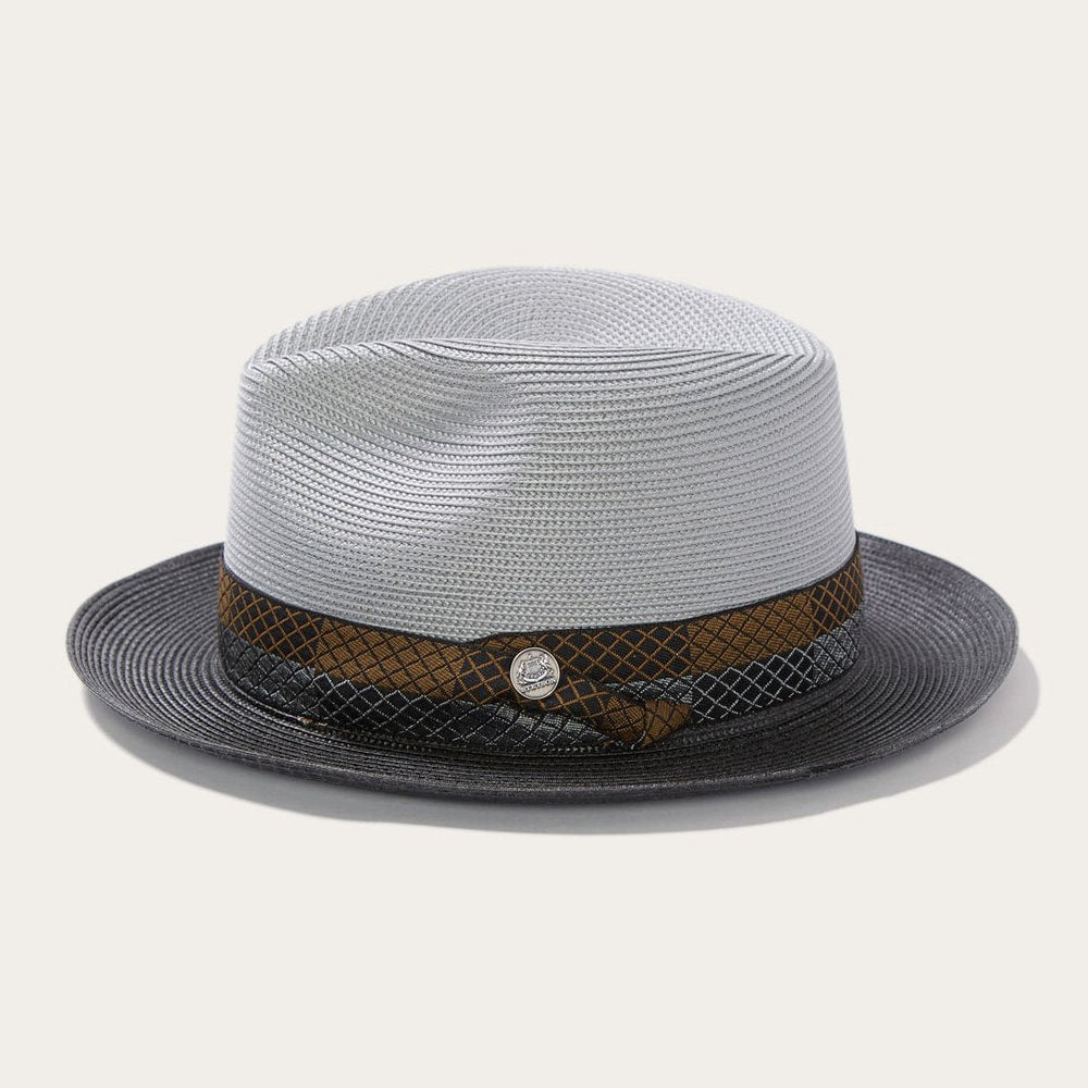 Men/Women Fedora | Stetson Andover Milan Fedora Grey Black