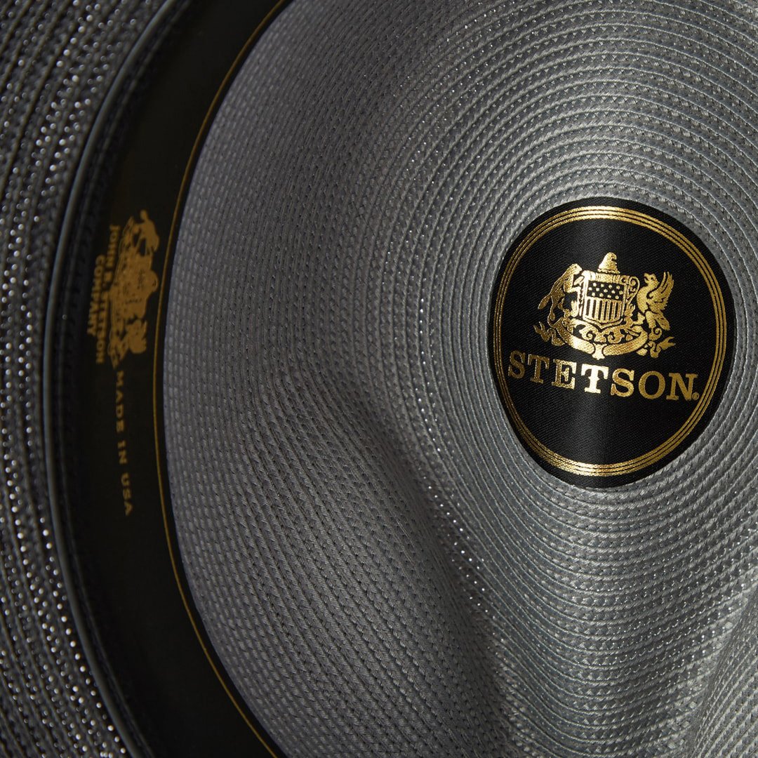 Men/Women Fedora | Stetson Andover Milan Fedora Grey Black