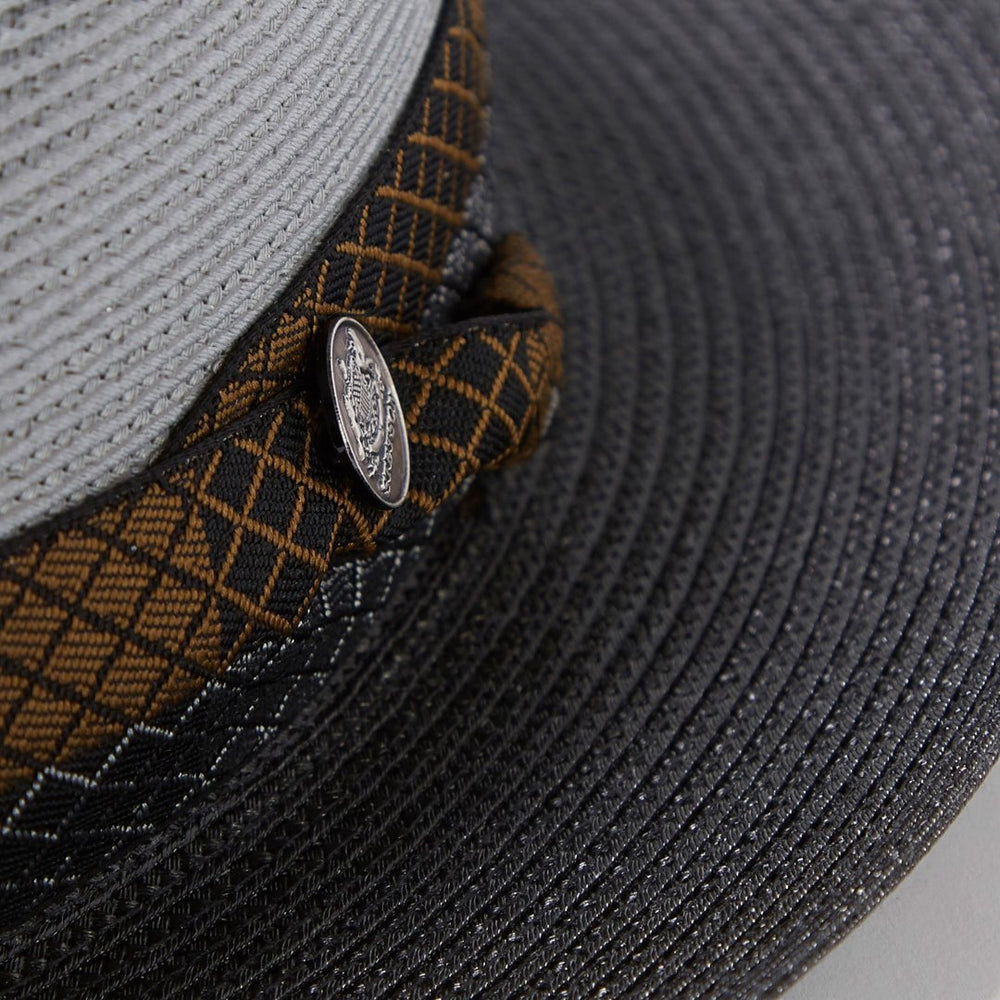Men/Women Fedora | Stetson Andover Milan Fedora Grey Black