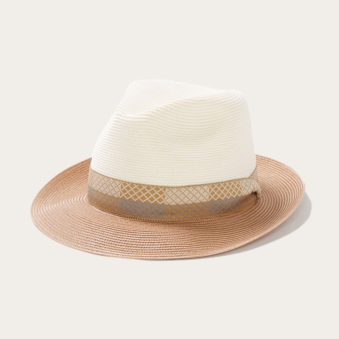 Men/Women Fedora | Stetson Andover Milan Fedora Ivory Cognac