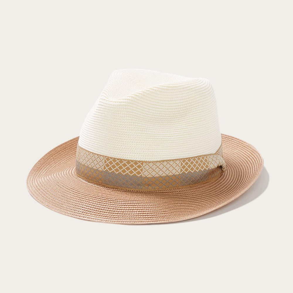 Men/Women Fedora | Stetson Andover Milan Fedora Ivory Cognac