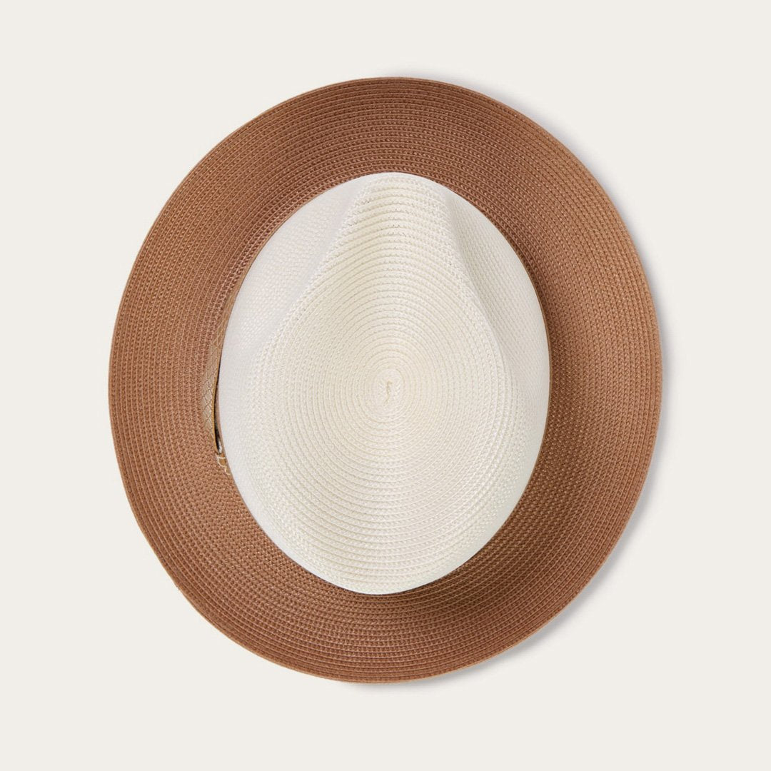 Men/Women Fedora | Stetson Andover Milan Fedora Ivory Cognac