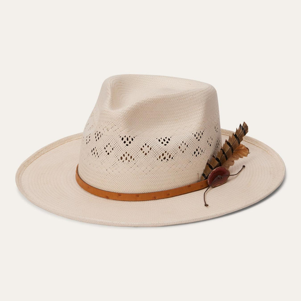Men/Women Fedora | Stetson Andromeda Vented Straw Fedora Natural