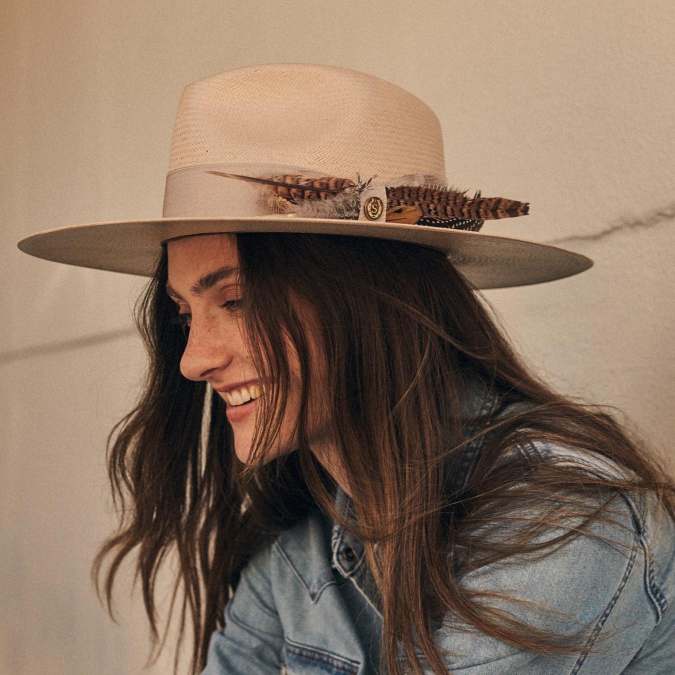 Men/Women Fedora | Stetson Atacama Straw Fedora Silverbelly