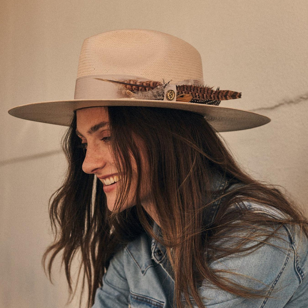 Men/Women Fedora | Stetson Atacama Straw Fedora Silverbelly