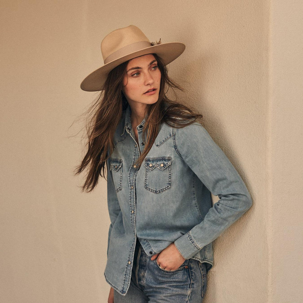 Men/Women Fedora | Stetson Atacama Straw Fedora Silverbelly