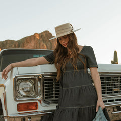 Men/Women Fedora | Stetson Batterson Straw Hat Ivory/tan