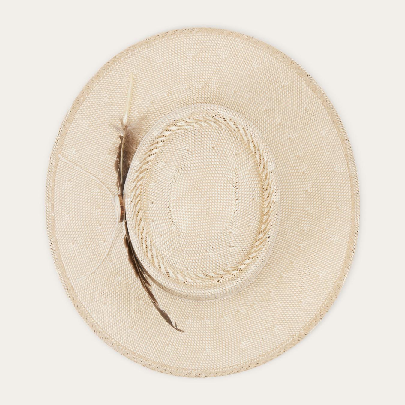 Men/Women Fedora | Stetson Batterson Straw Hat Ivory/tan