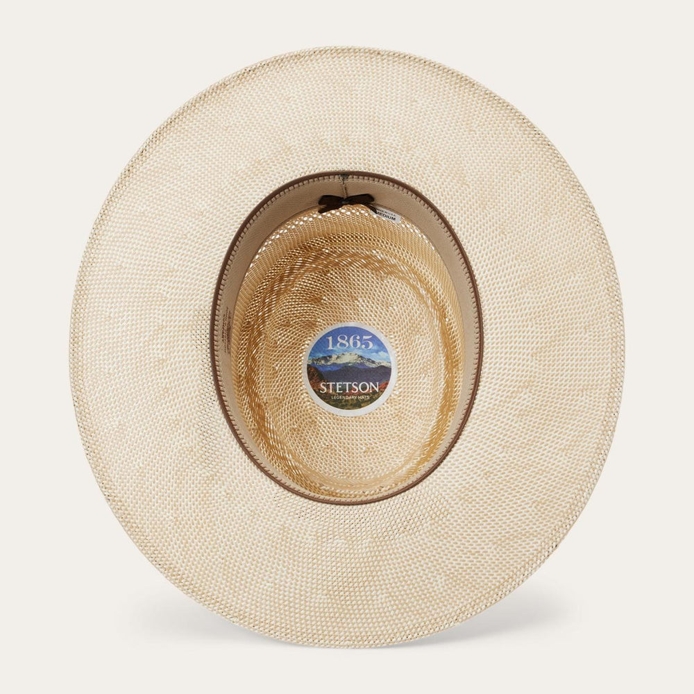 Men/Women Fedora | Stetson Batterson Straw Hat Ivory/tan