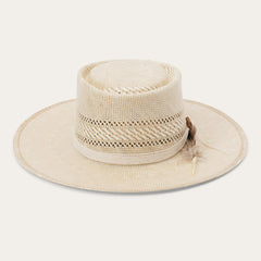 Men/Women Fedora | Stetson Batterson Straw Hat Ivory/tan