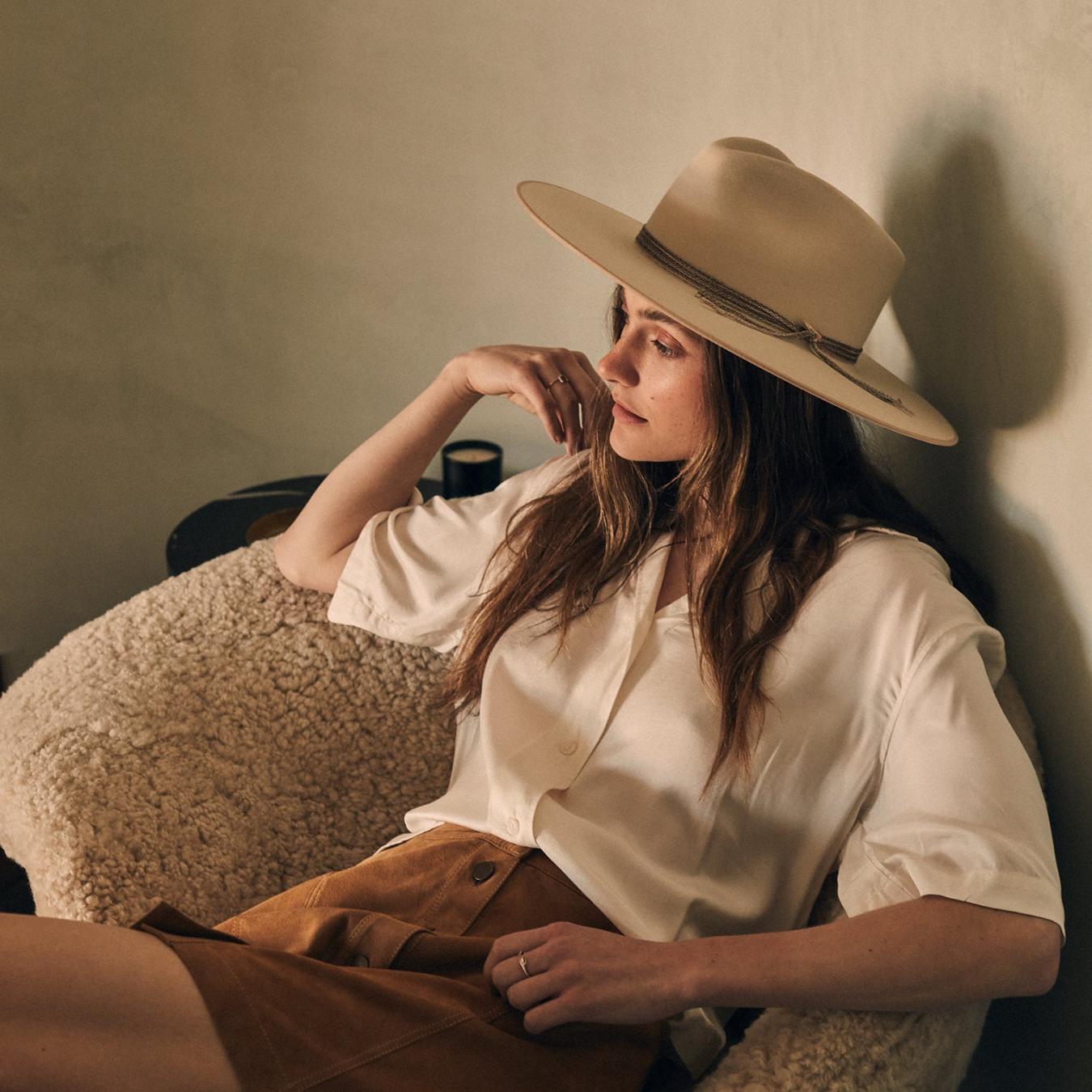 Men/Women Fedora | Stetson Hardrock Bone