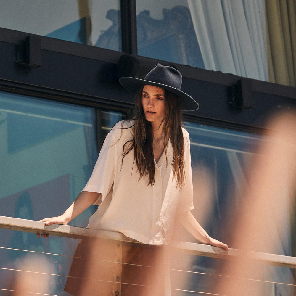 Men/Women Fedora | Stetson Hardrock Navy