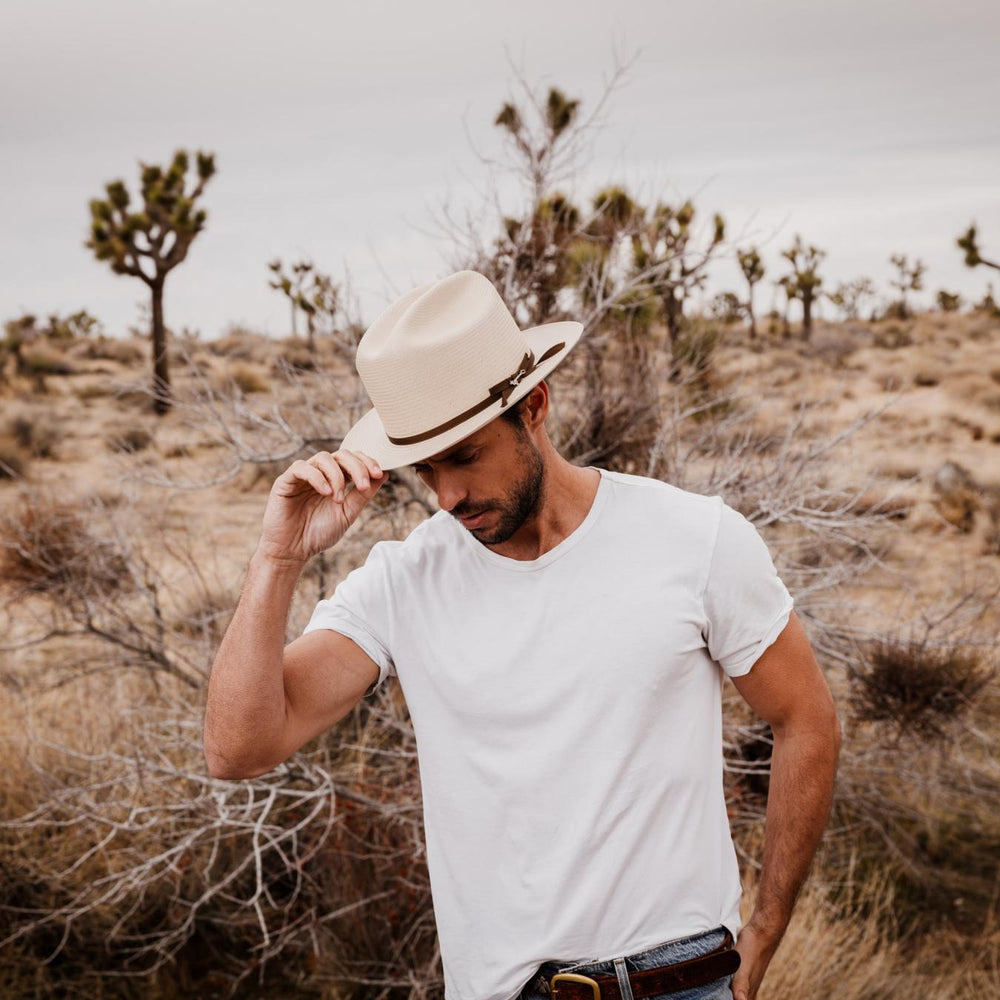 Men/Women Fedora | Stetson Hemp Straw Open Road Natural