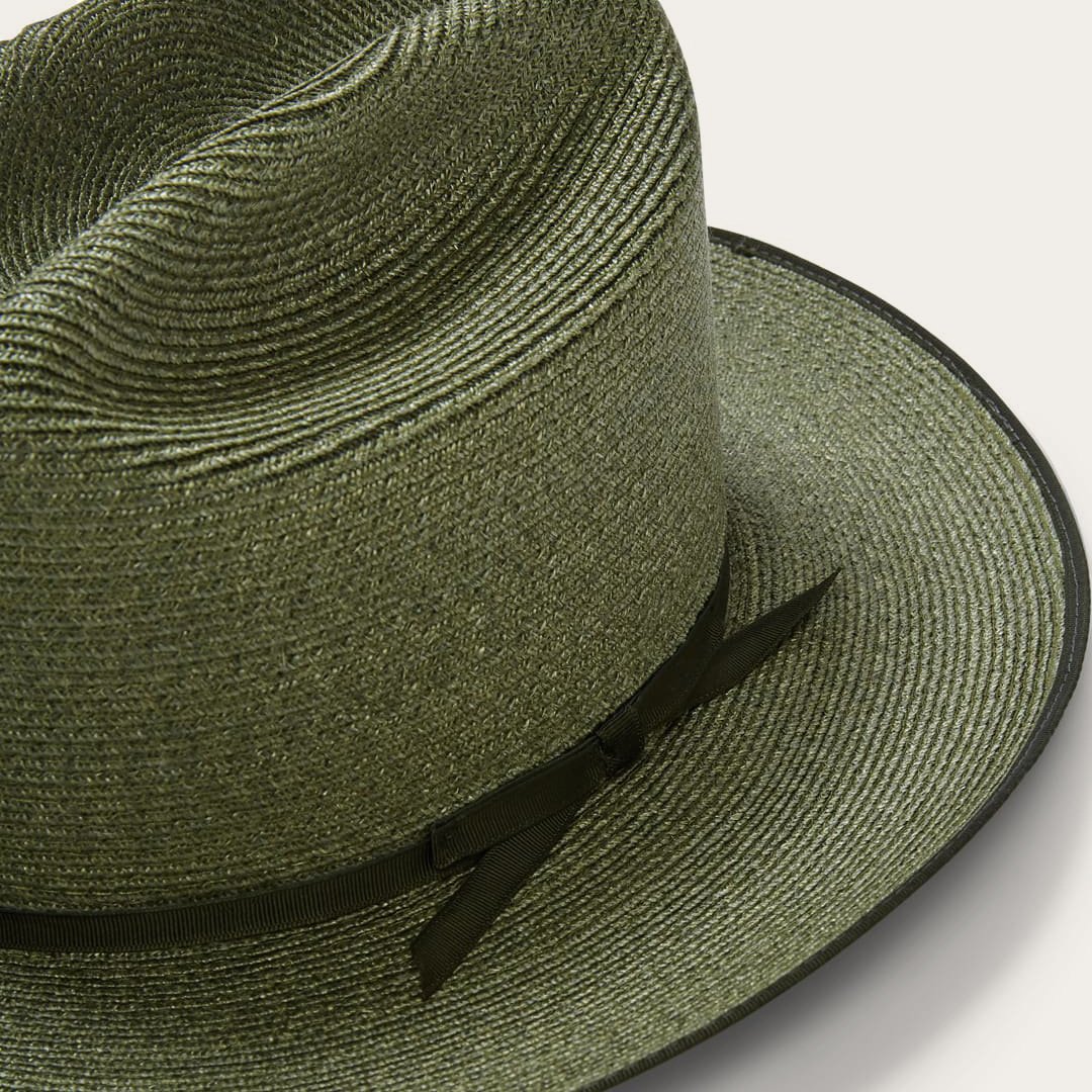 Men/Women Fedora | Stetson Hemp Straw Open Road Sage