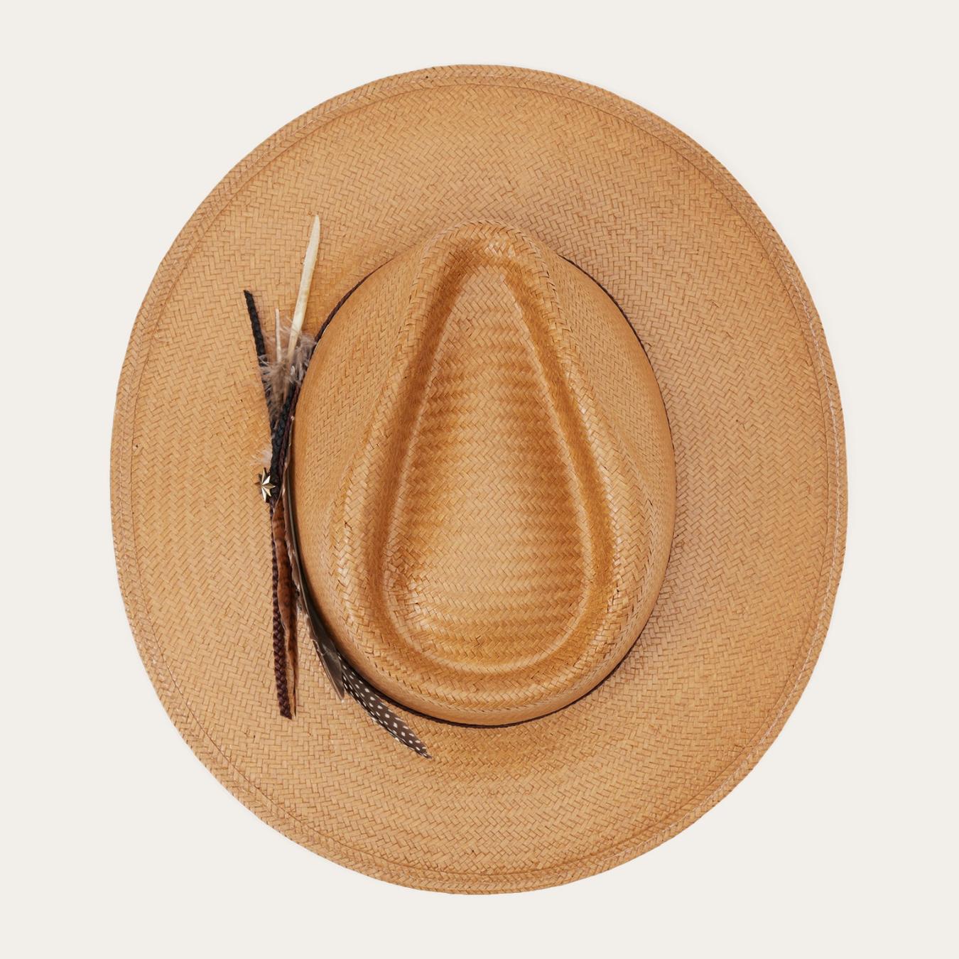 Men/Women Fedora | Stetson Juno Shantung Straw Fedora Sand
