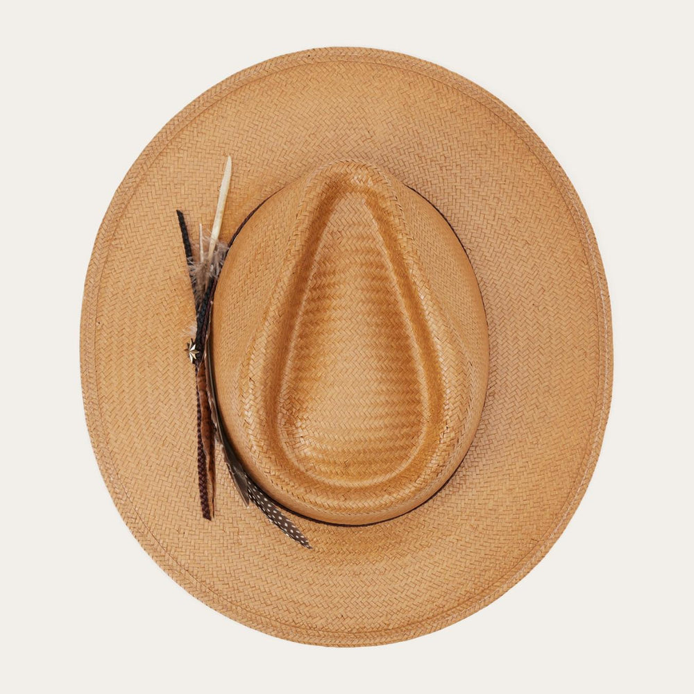 Men/Women Fedora | Stetson Juno Shantung Straw Fedora Sand