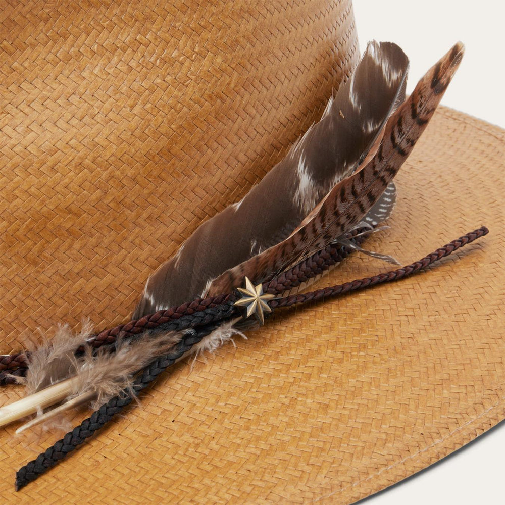 Men/Women Fedora | Stetson Juno Shantung Straw Fedora Sand