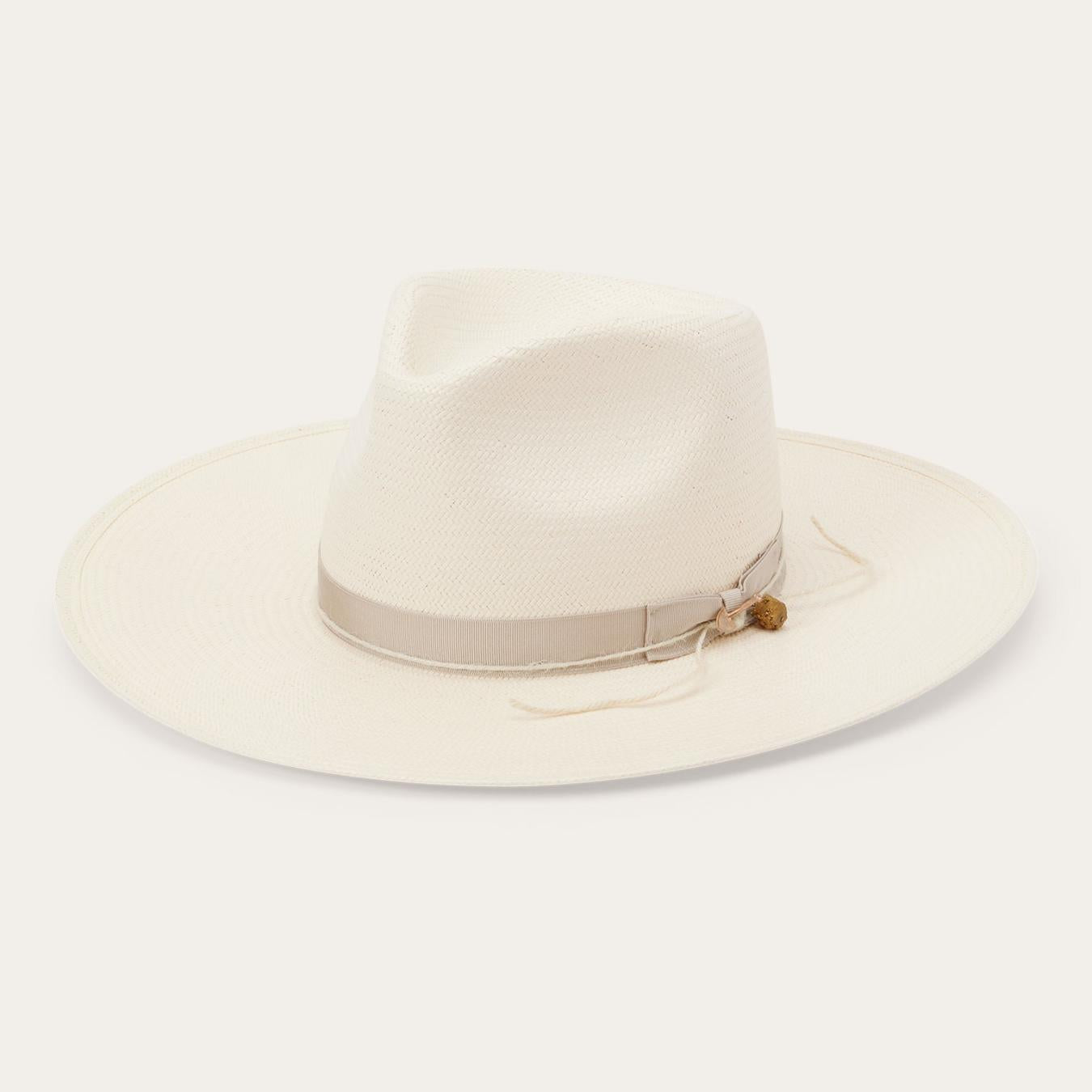 Men/Women Fedora | Stetson JW Marshall Straw Flat Brim Hat Natural
