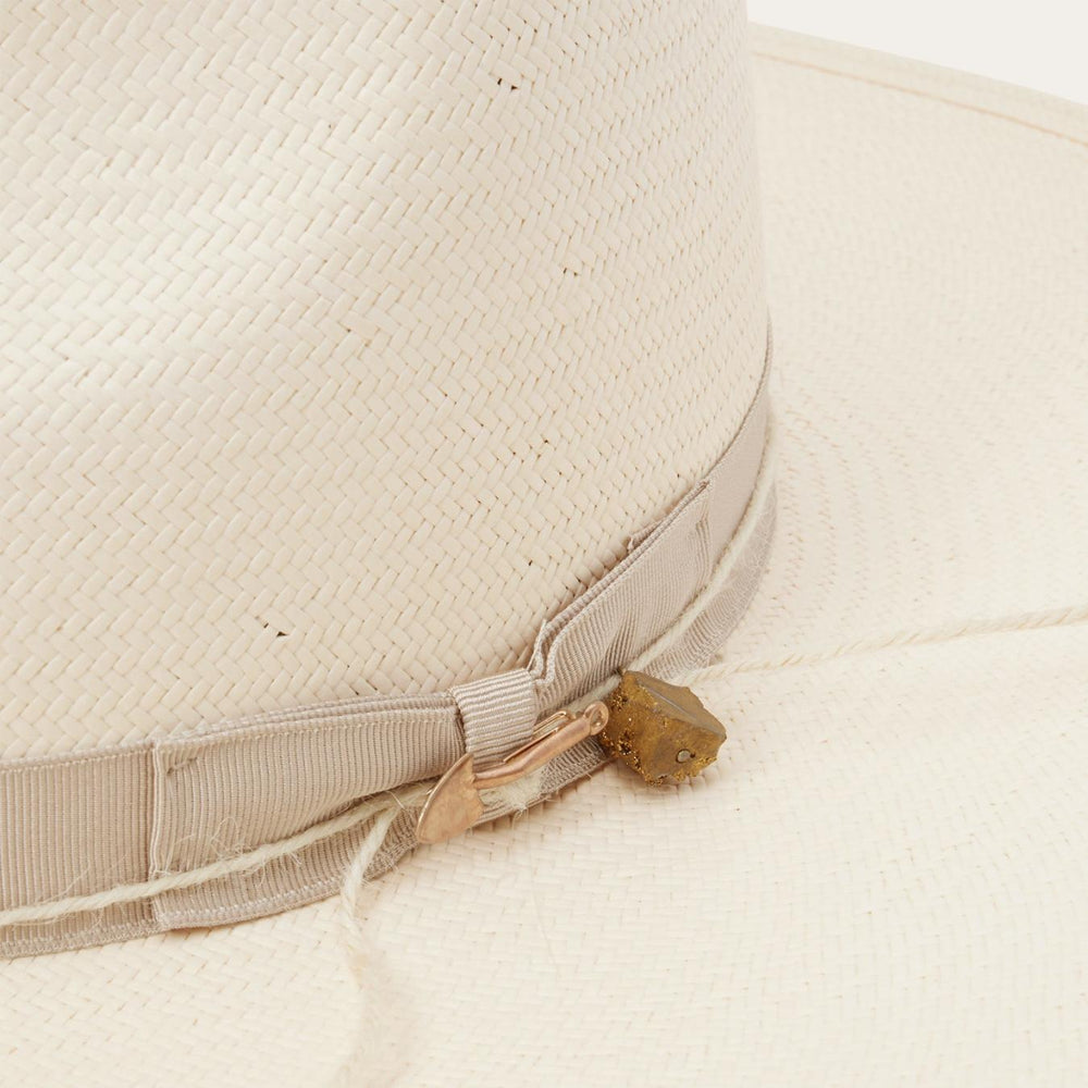 Men/Women Fedora | Stetson JW Marshall Straw Flat Brim Hat Natural