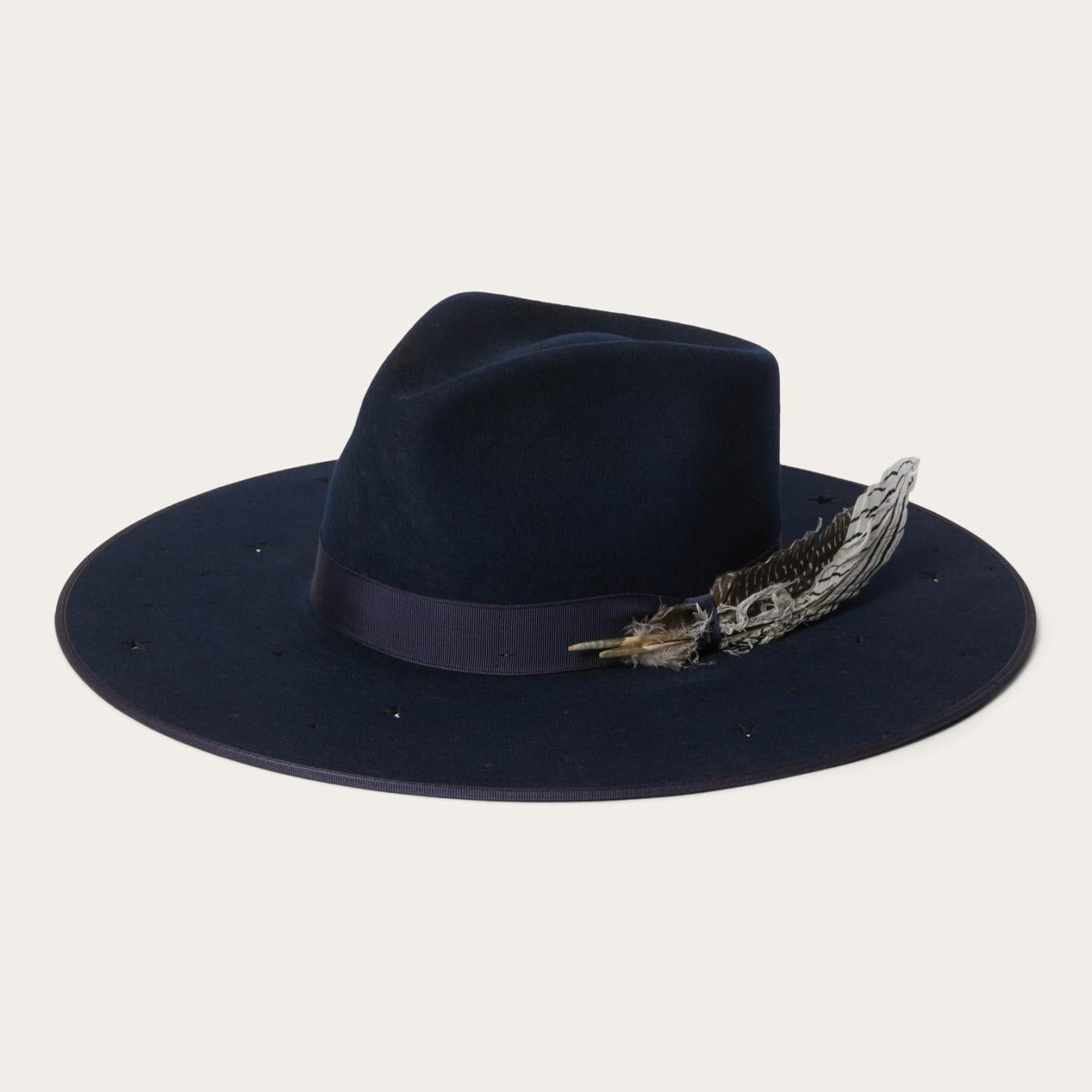Men/Women Fedora | Stetson Night Sky Fedora Navy
