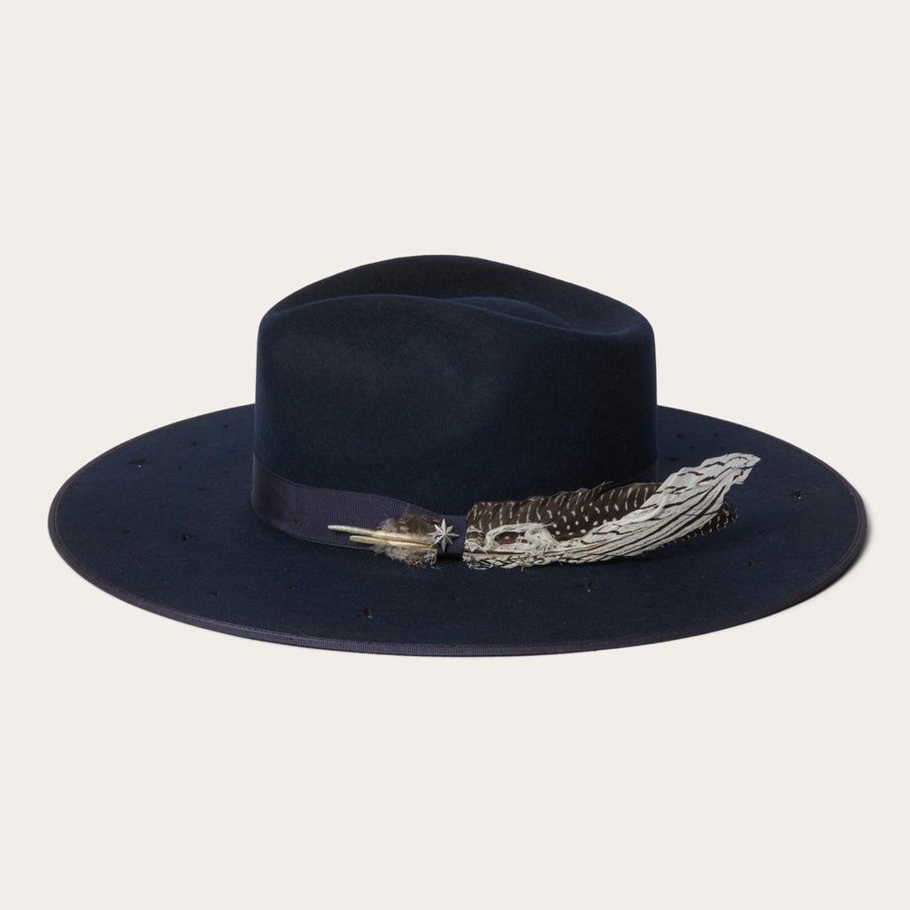 Men/Women Fedora | Stetson Night Sky Fedora Navy