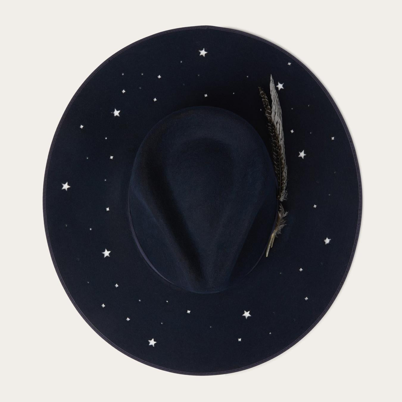 Men/Women Fedora | Stetson Night Sky Fedora Navy
