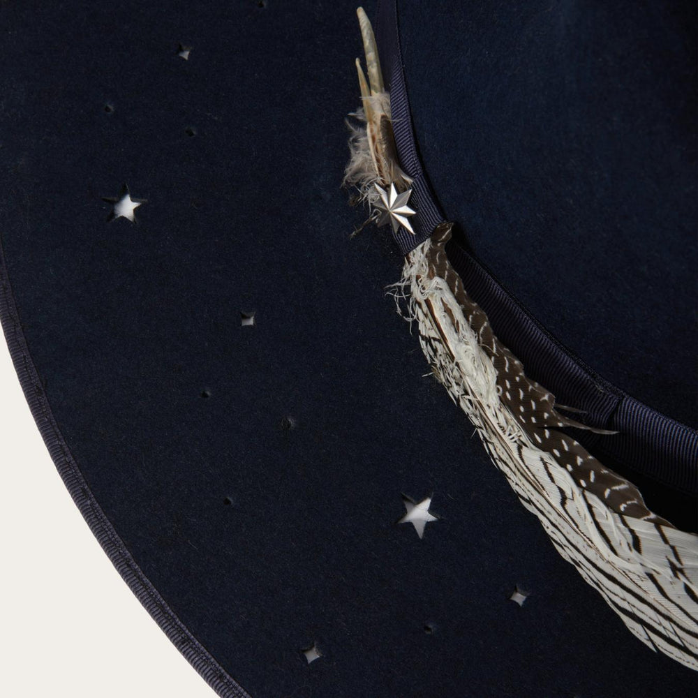 Men/Women Fedora | Stetson Night Sky Fedora Navy
