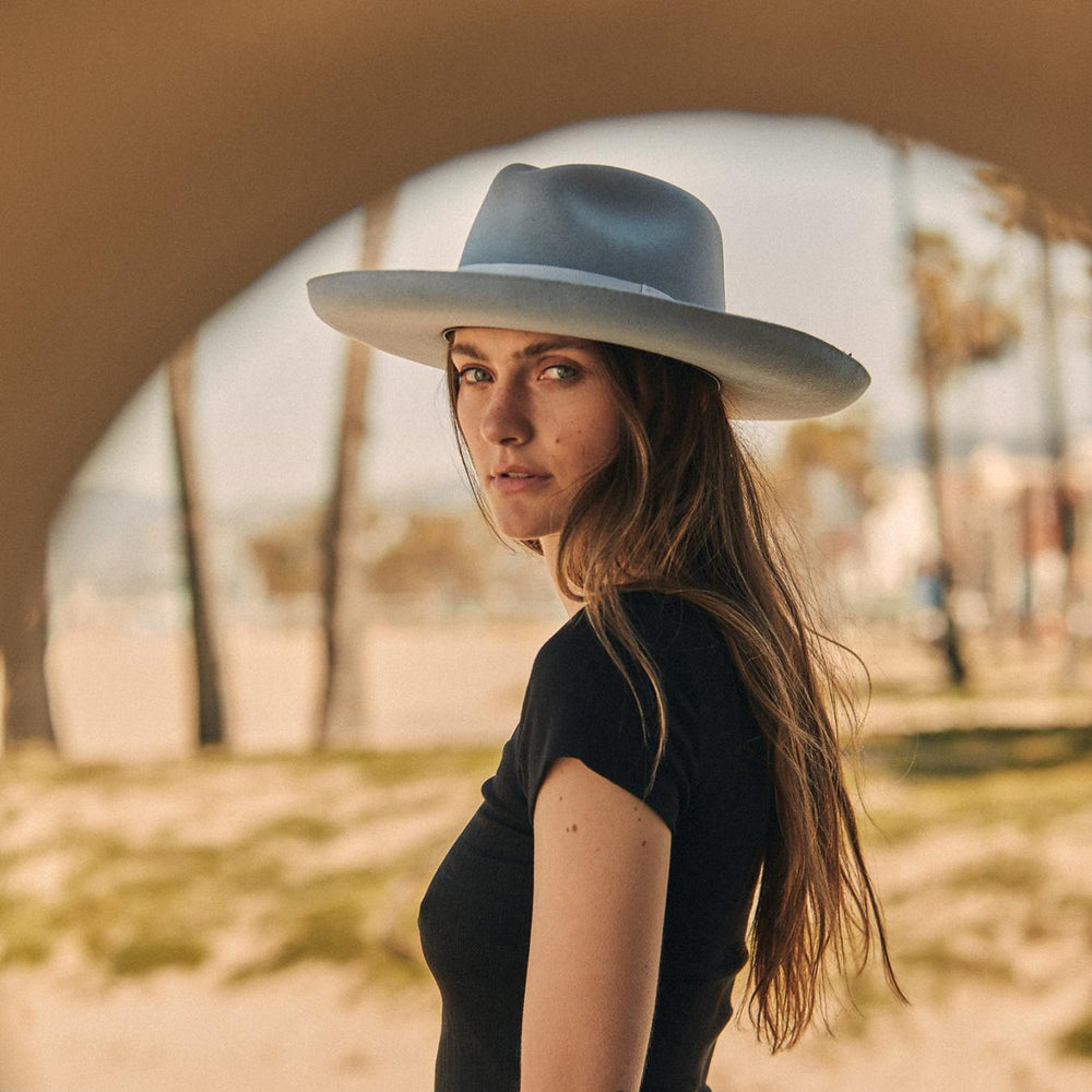 Men/Women Fedora | Stetson Oceanus Fedora Light Grey