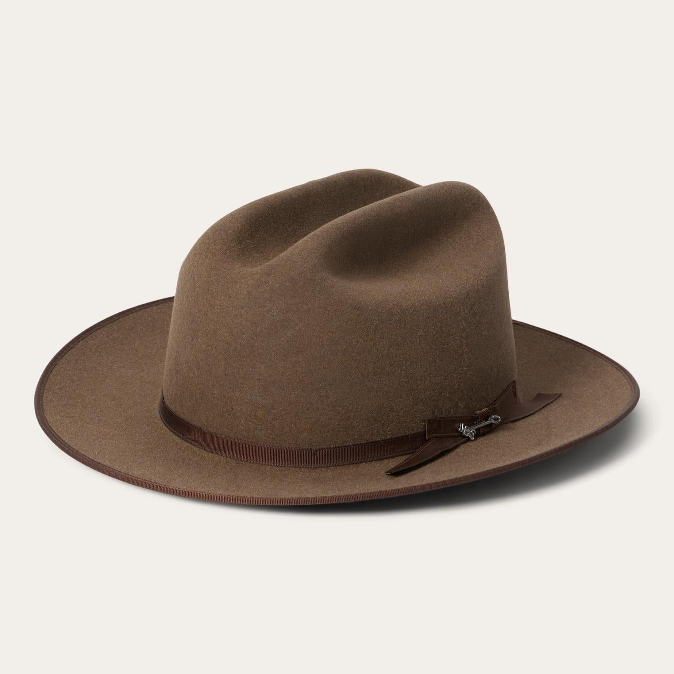 Men/Women Fedora | Stetson Open Road 6X Cowboy Hat Brown Mix