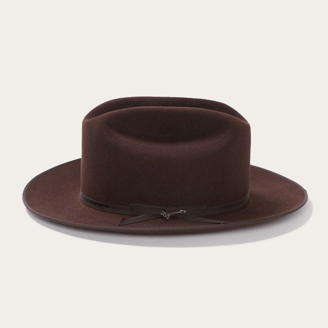 Men/Women Fedora | Stetson Open Road 6X Cowboy Hat Chocolate
