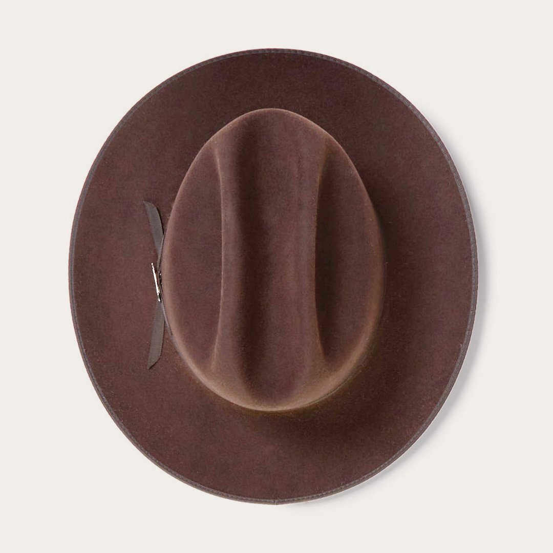 Men/Women Fedora | Stetson Open Road 6X Cowboy Hat Chocolate